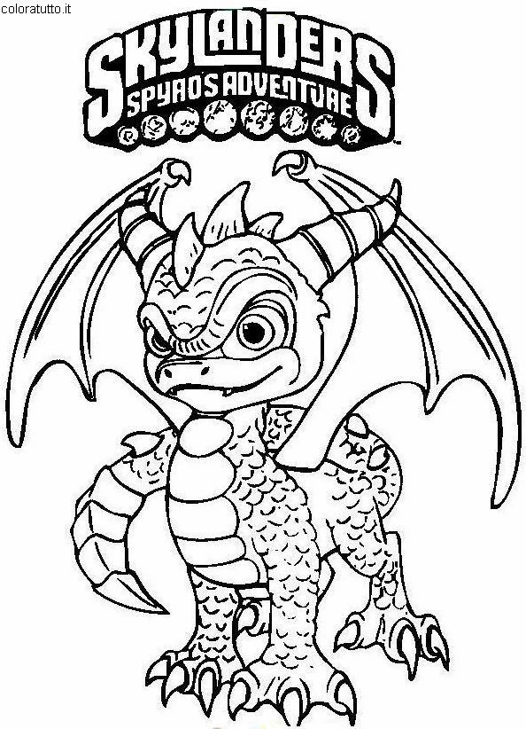 Free printable Skylanders coloring page #43515 from Video Games collection