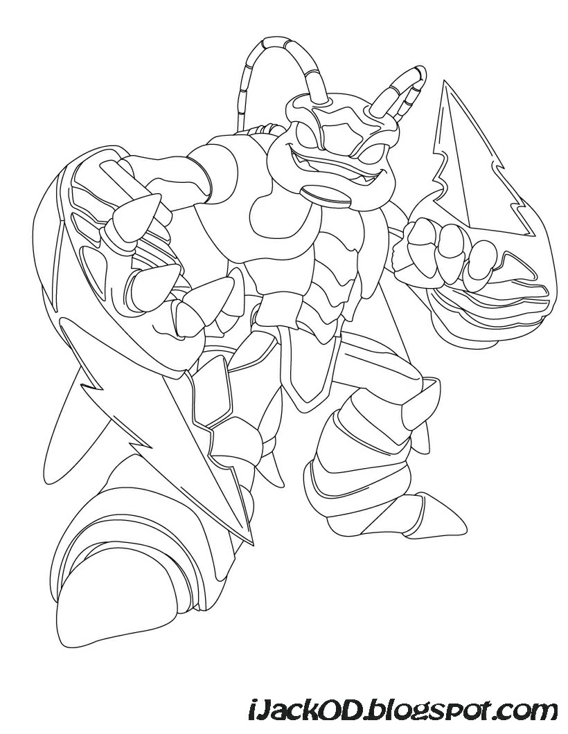 Free printable Skylanders coloring page #43521 from Video Games collection