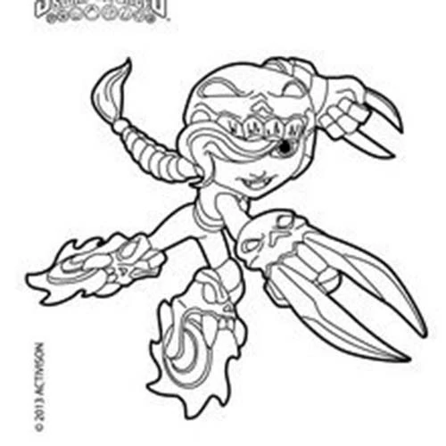Free printable Skylanders coloring page #43548 from Video Games collection