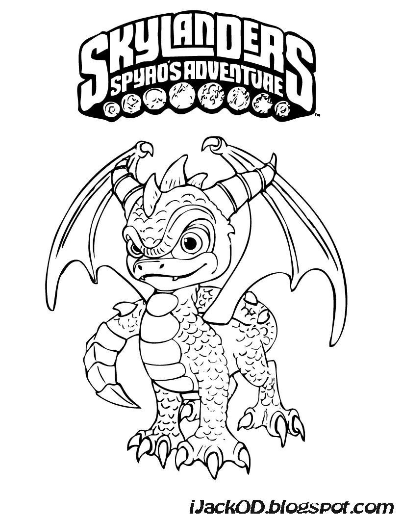 Free printable Skylanders coloring page #43563 from Video Games collection