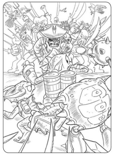 Free printable Skylanders coloring page #43578 from Video Games collection