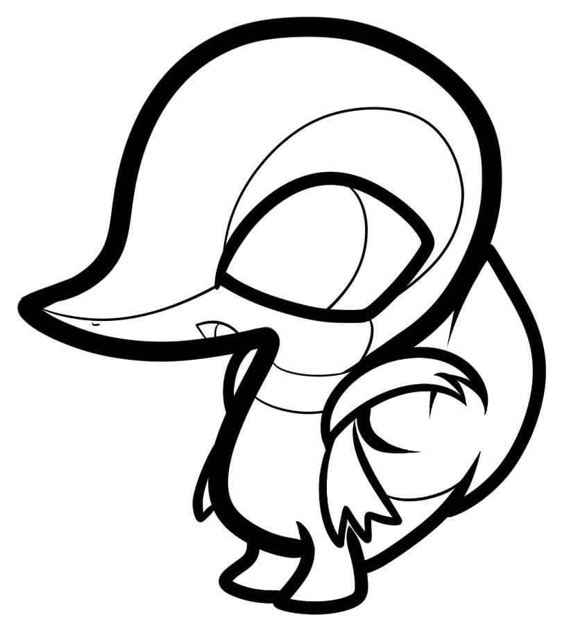 Free printable Snivy coloring page #181836 from Video Games collection