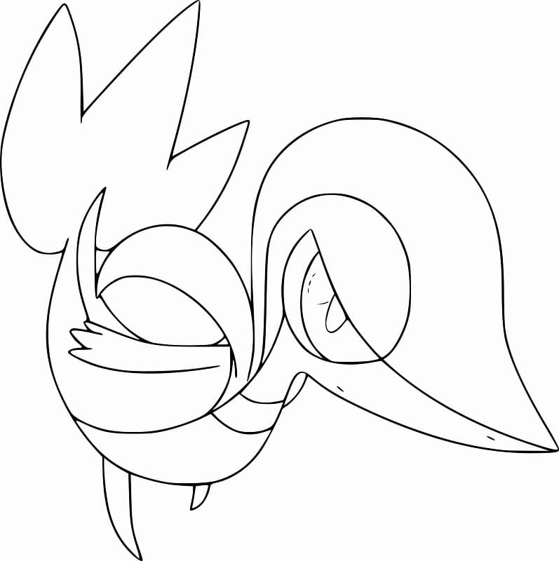 Free printable Snivy coloring page #181842 from Video Games collection
