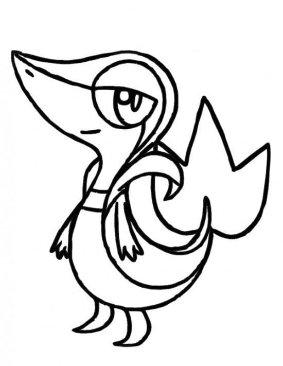 Free printable Snivy coloring page #181843 from Video Games collection Free printable Snivy coloring page #181843 from Video Games collection