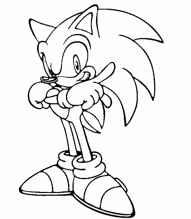 Coloring page: Sonic (Video Games) #153820 - Printable coloring pages