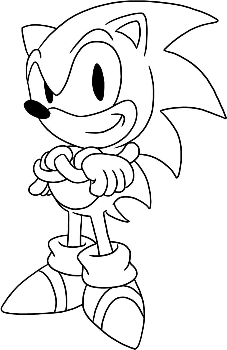 Coloring page: Sonic (Video Games) #153822 - Free Printable Coloring Pages