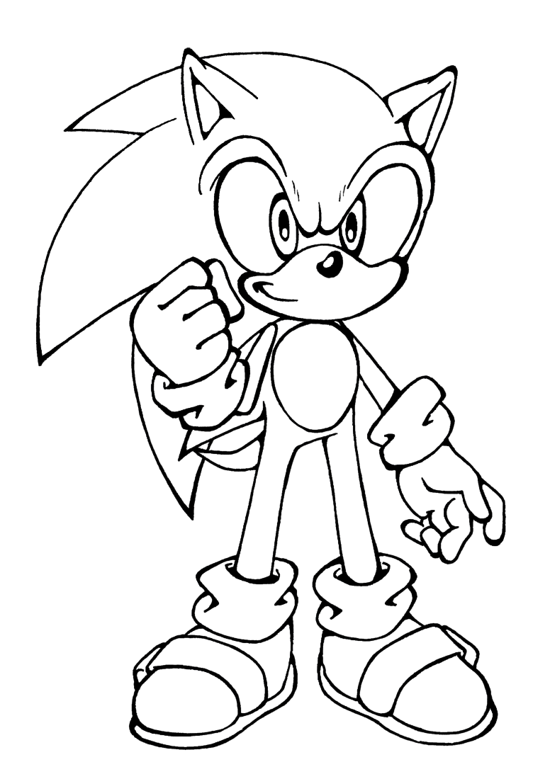 Coloring page: Sonic (Video Games) #153823 - Printable coloring pages