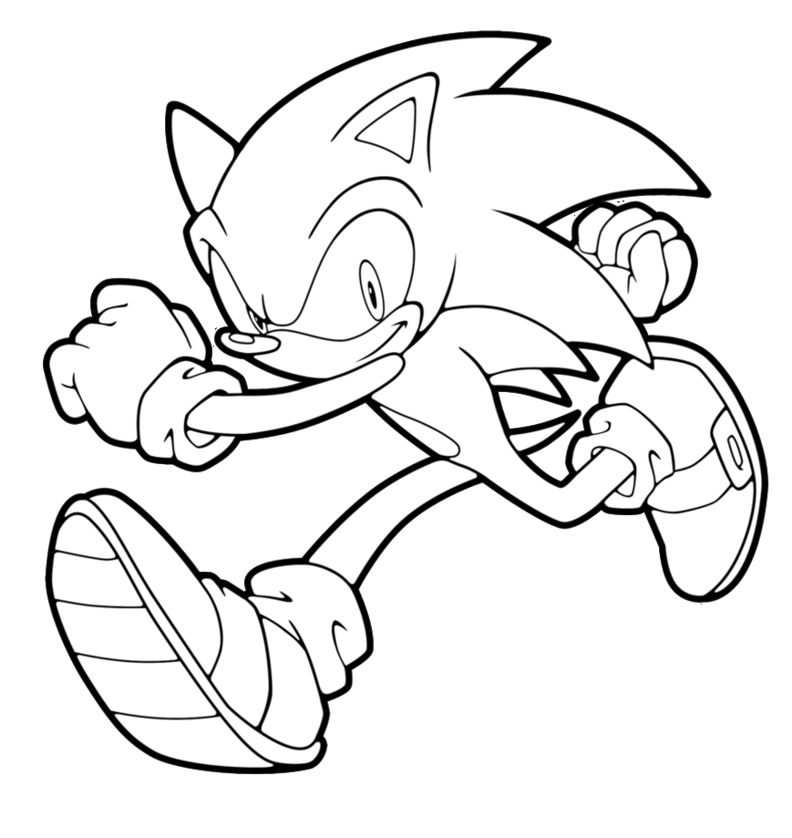Coloring page: Sonic (Video Games) #153828 - Free Printable Coloring Pages