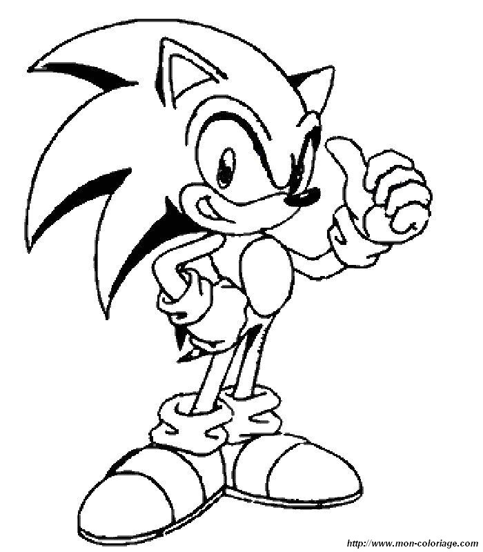 Coloring page: Sonic (Video Games) #153845 - Free Printable Coloring Pages