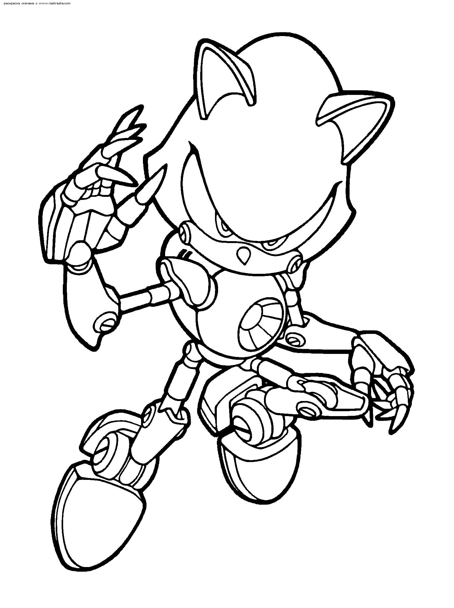 Coloring page: Sonic (Video Games) #153846 - Printable coloring pages