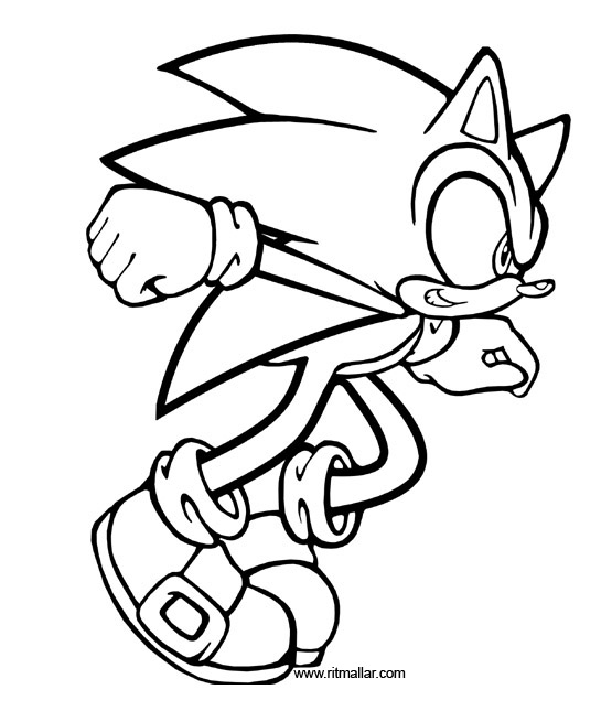 Coloring page: Sonic (Video Games) #153853 - Free Printable Coloring Pages