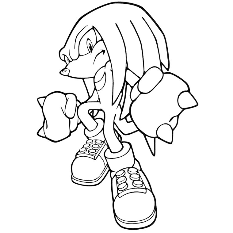 Coloring page: Sonic (Video Games) #153858 - Printable coloring pages