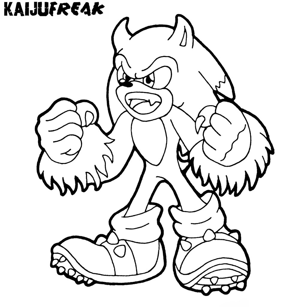 Coloring page: Sonic (Video Games) #153861 - Printable coloring pages