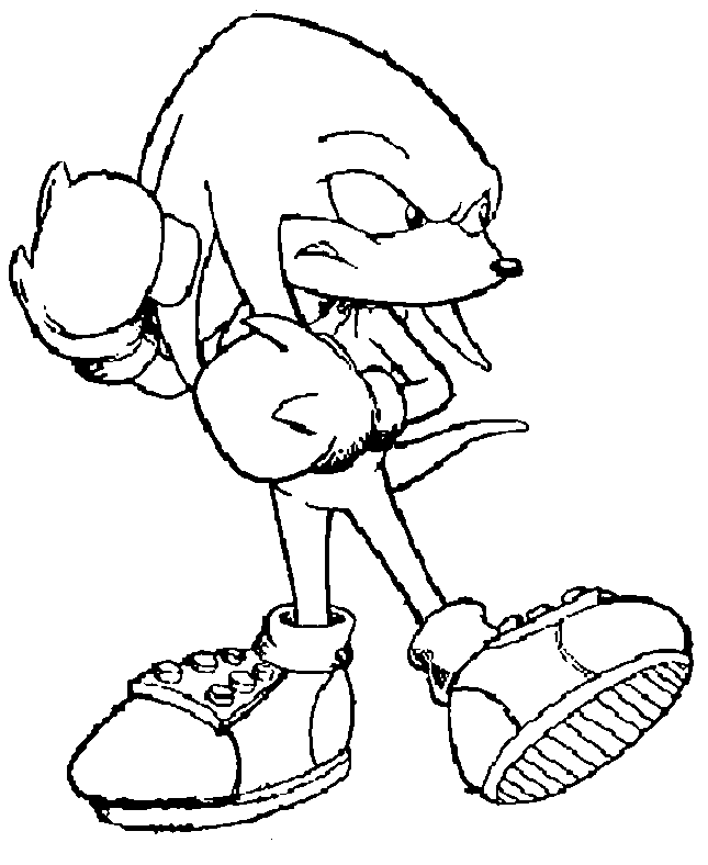 Coloring page: Sonic (Video Games) #153862 - Printable coloring pages