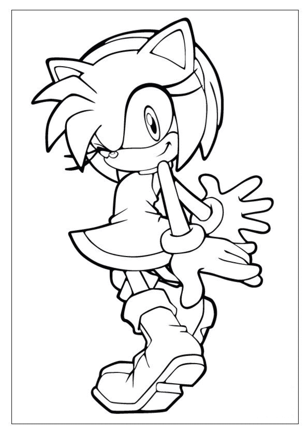 Coloring page: Sonic (Video Games) #153866 - Free Printable Coloring Pages