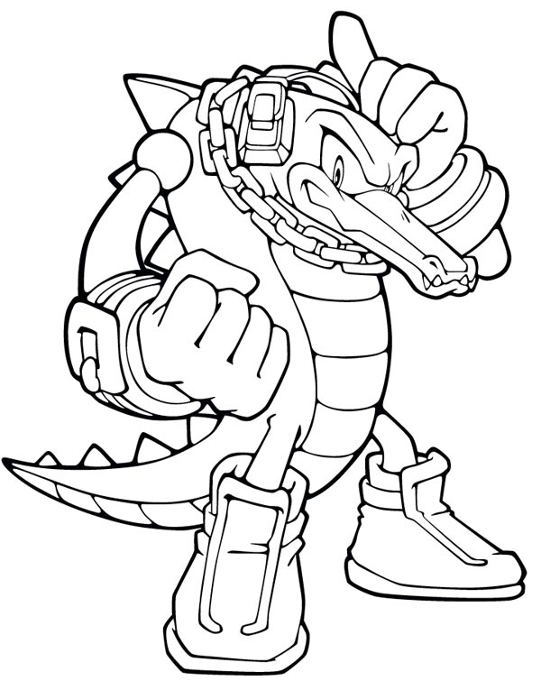 Coloring page: Sonic (Video Games) #153872 - Free Printable Coloring Pages