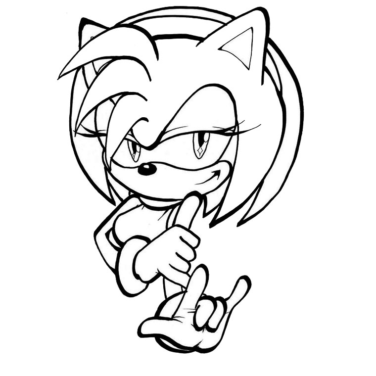 Coloring page: Sonic (Video Games) #153873 - Free Printable Coloring Pages