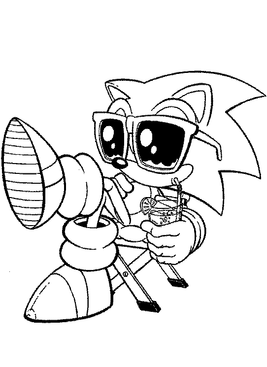 Coloring page: Sonic (Video Games) #153875 - Free Printable Coloring Pages