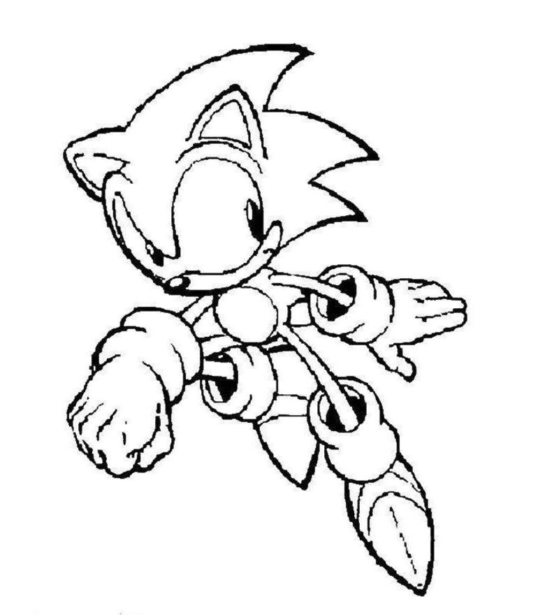 Coloring page: Sonic (Video Games) #153877 - Printable coloring pages