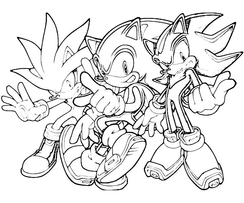 Coloring page: Sonic (Video Games) #153878 - Free Printable Coloring Pages