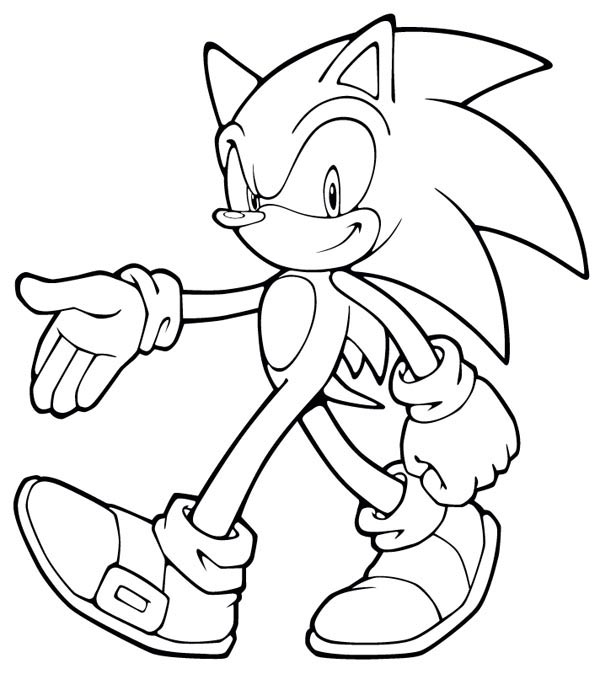 Coloring page: Sonic (Video Games) #153889 - Free Printable Coloring Pages