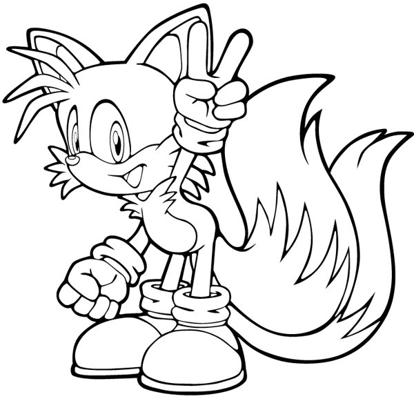 Coloring page: Sonic (Video Games) #153890 - Printable coloring pages