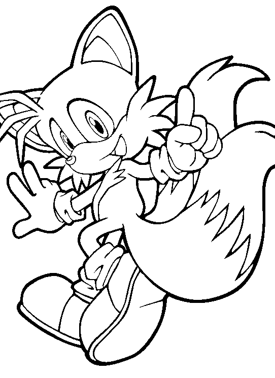 Coloring page: Sonic (Video Games) #153897 - Printable coloring pages