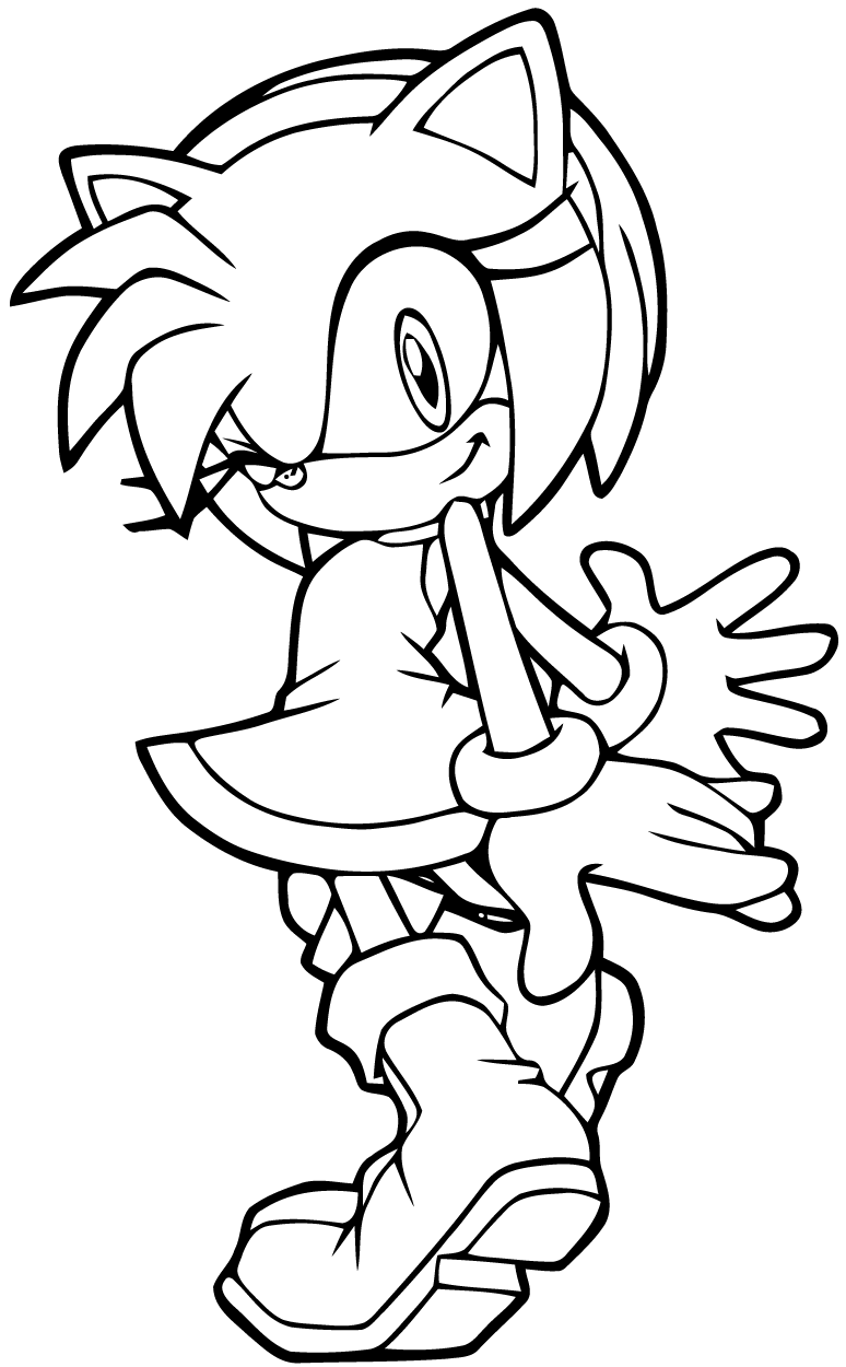 Coloring page: Sonic (Video Games) #153904 - Free Printable Coloring Pages