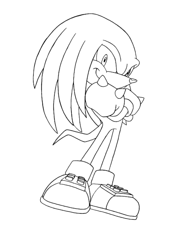 Coloring page: Sonic (Video Games) #153914 - Printable coloring pages