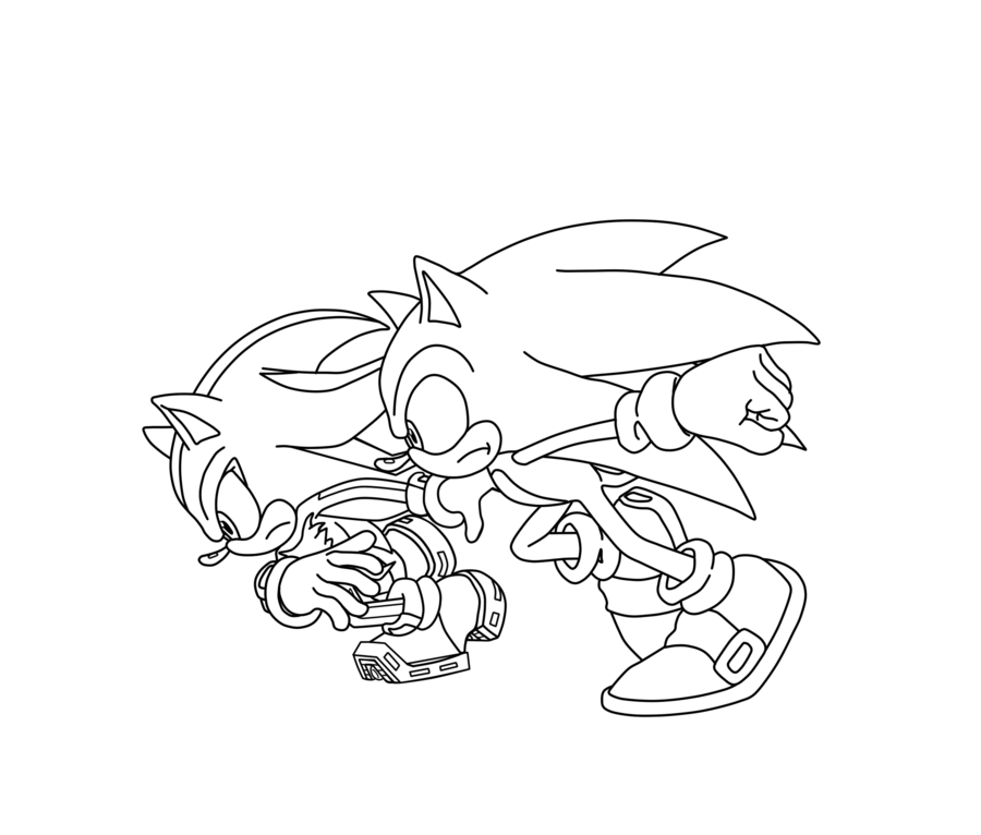 Coloring page: Sonic (Video Games) #153919 - Free Printable Coloring Pages