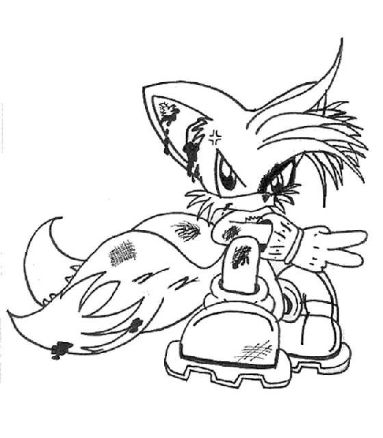 Coloring page: Sonic (Video Games) #153921 - Free Printable Coloring Pages