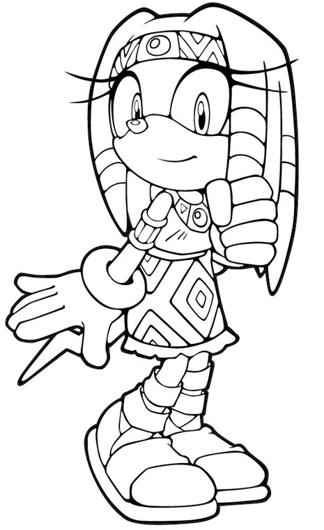 Coloring page: Sonic (Video Games) #153925 - Free Printable Coloring Pages