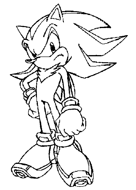 Coloring page: Sonic (Video Games) #153931 - Free Printable Coloring Pages
