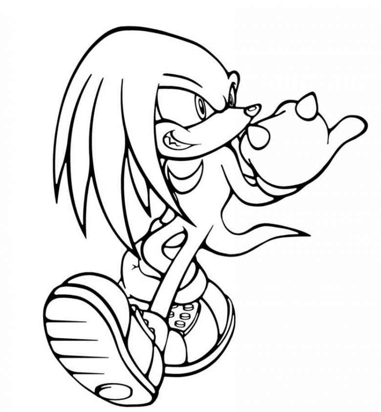 Coloring page: Sonic (Video Games) #153933 - Free Printable Coloring Pages