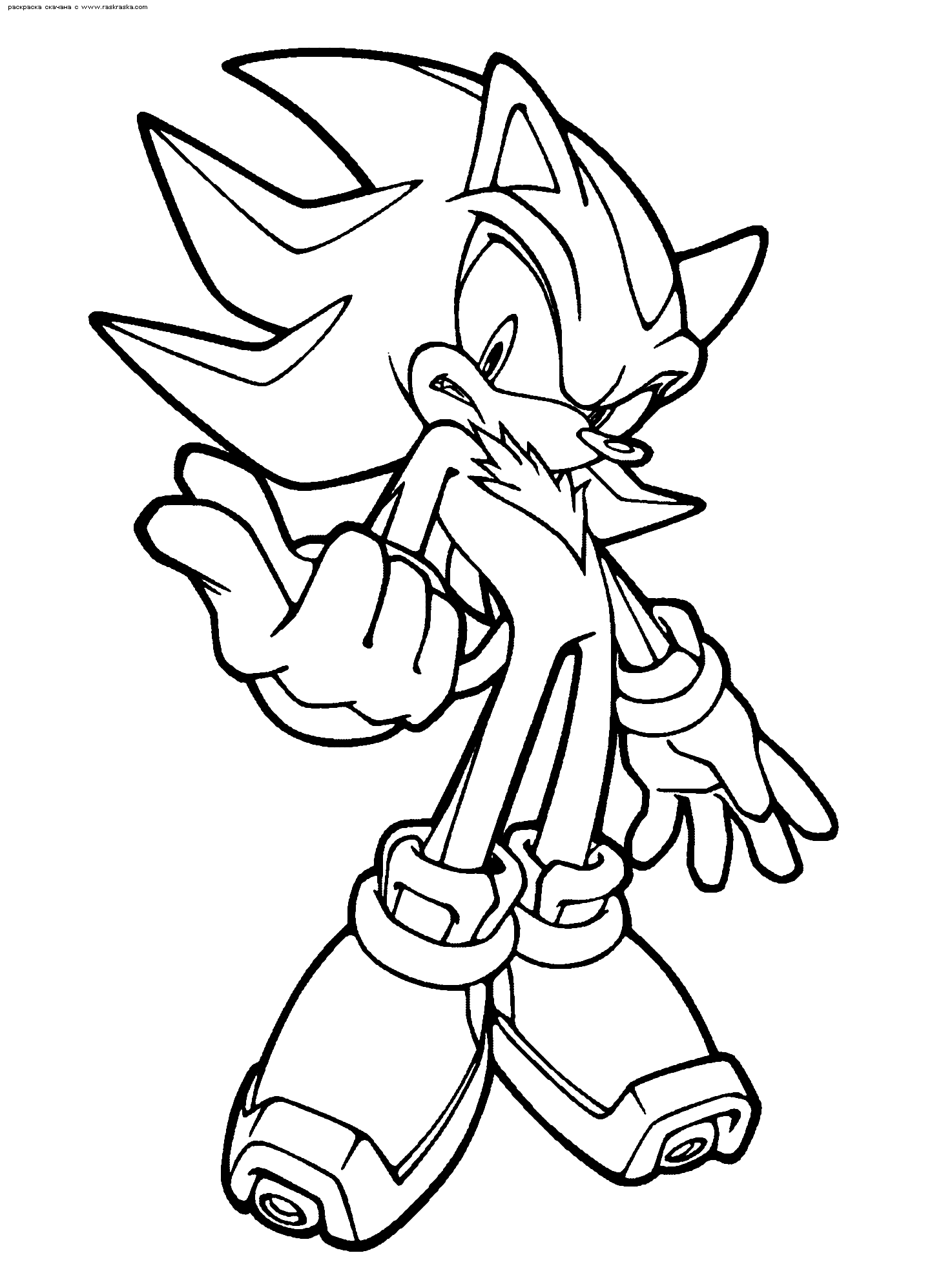 Coloring page: Sonic (Video Games) #153934 - Printable coloring pages