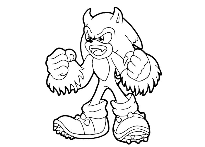 Coloring page: Sonic (Video Games) #153937 - Free Printable Coloring Pages