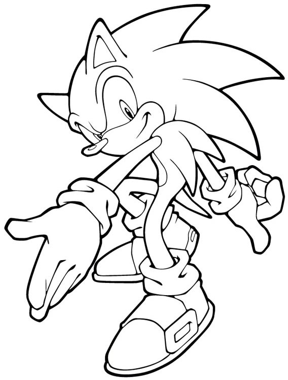 Coloring page: Sonic (Video Games) #153939 - Free Printable Coloring Pages