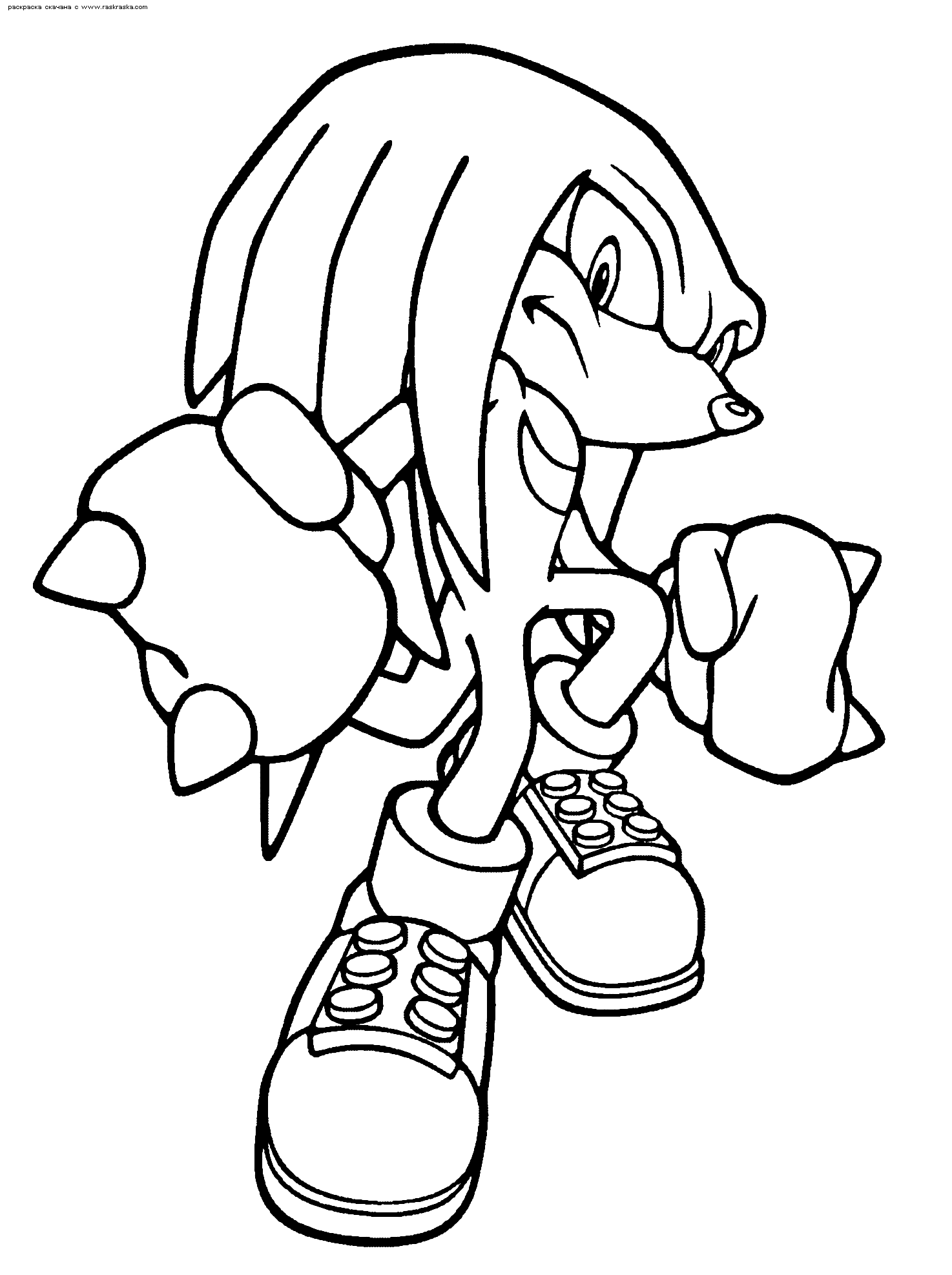 Coloring page: Sonic (Video Games) #153945 - Free Printable Coloring Pages