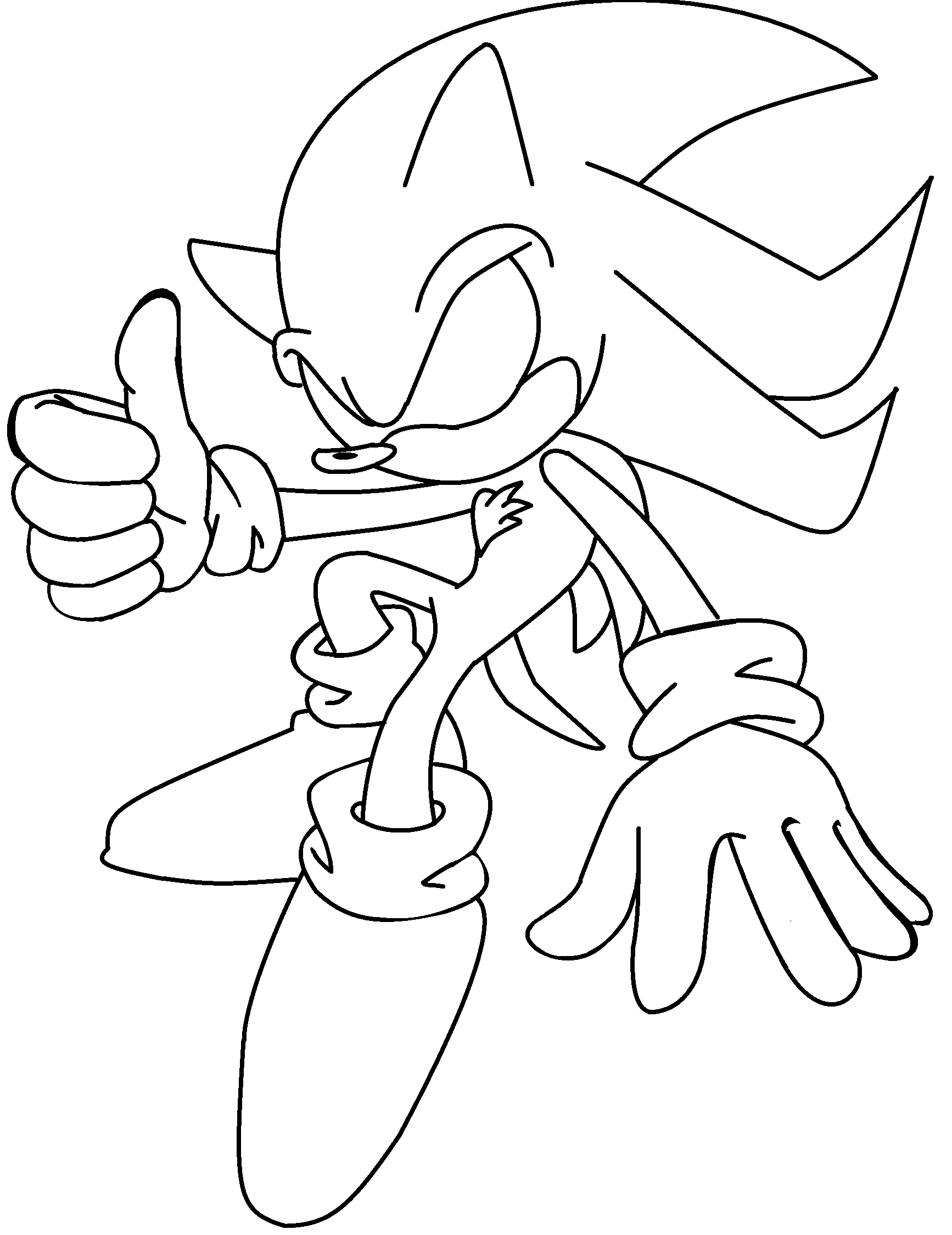 drawing sonic 153947 video games printable coloring pages