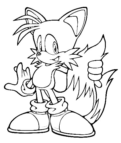 Coloring page: Sonic (Video Games) #153949 - Free Printable Coloring Pages