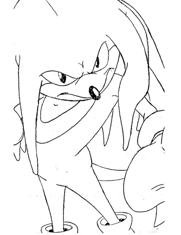 Coloring page: Sonic (Video Games) #153952 - Printable coloring pages