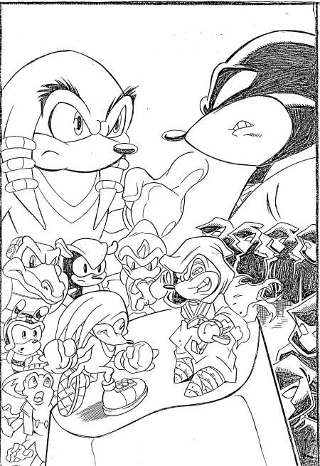 Coloring page: Sonic (Video Games) #153977 - Free Printable Coloring Pages