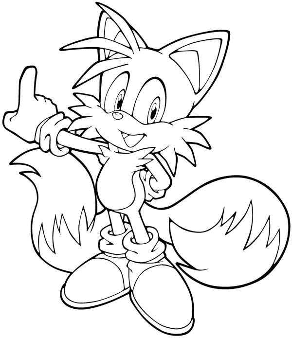 Coloring page: Sonic (Video Games) #153982 - Free Printable Coloring Pages