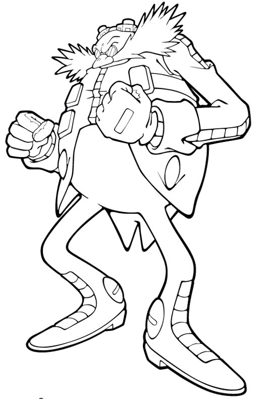 Coloring page: Sonic (Video Games) #153990 - Printable coloring pages