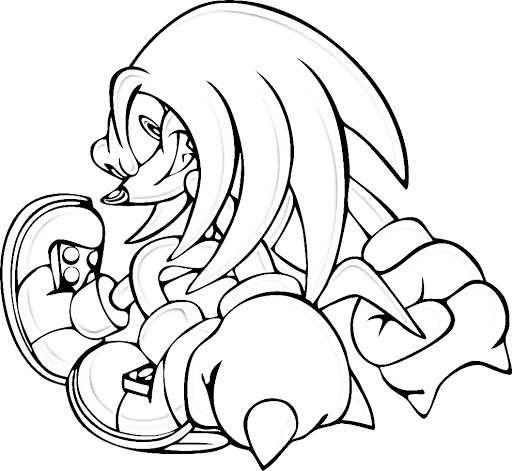 Coloring page: Sonic (Video Games) #154000 - Printable coloring pages