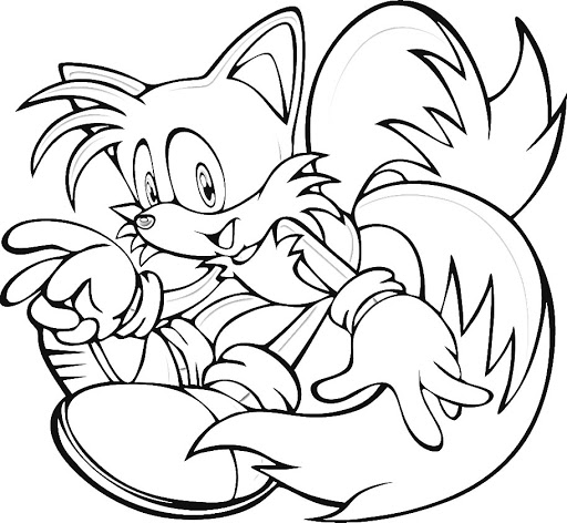 Coloring page: Sonic (Video Games) #154001 - Printable coloring pages