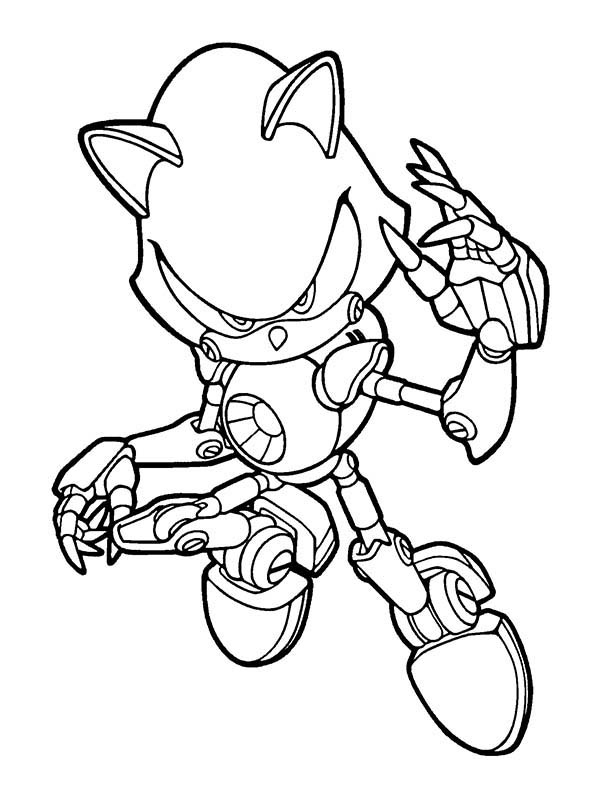 Coloring page: Sonic (Video Games) #154012 - Free Printable Coloring Pages