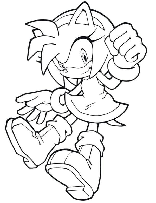 Free printable Sonic coloring page #180801 from Video Games collection