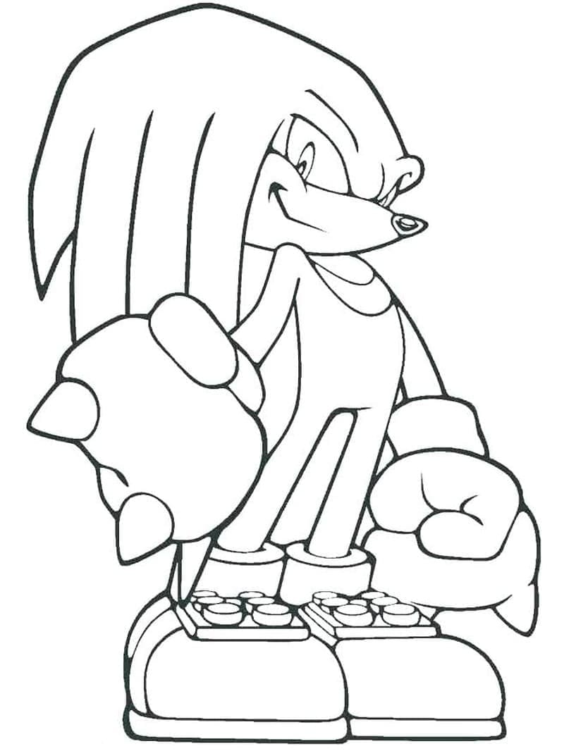 Free printable Sonic coloring page #180805 from Video Games collection