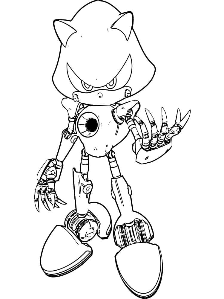Free printable Sonic coloring page #180811 from Video Games collection
